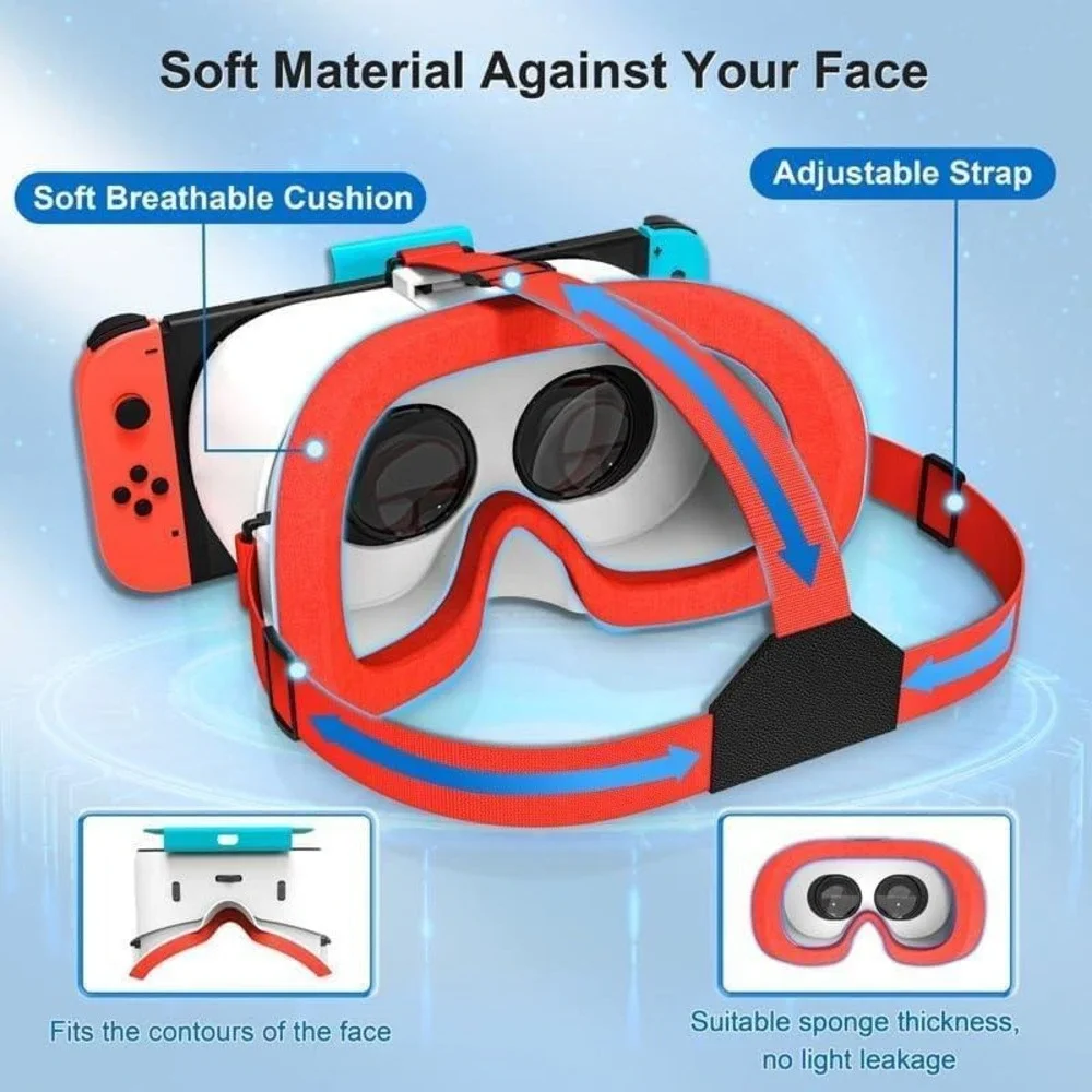 Upgraded VR Headset for Nintendo Switch & Switch OLED Model